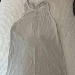 Lululemon size 6 white tank